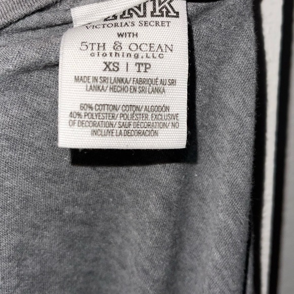 University of Kansas Jayhawks Gameday Tee by 5th & Ocean / PINK: XS: Rock Chalk - Picture 5 of 5